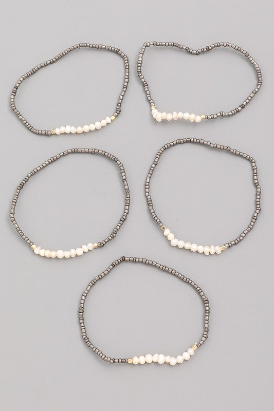 Mini Bead Bracelet Set