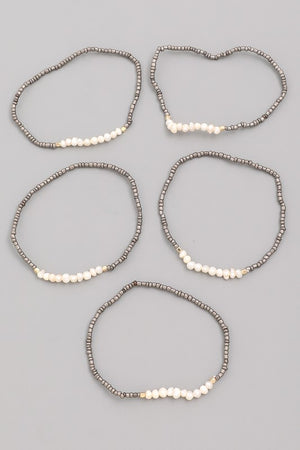 Mini Bead Bracelet Set