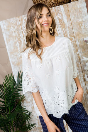 Pintuck Love top