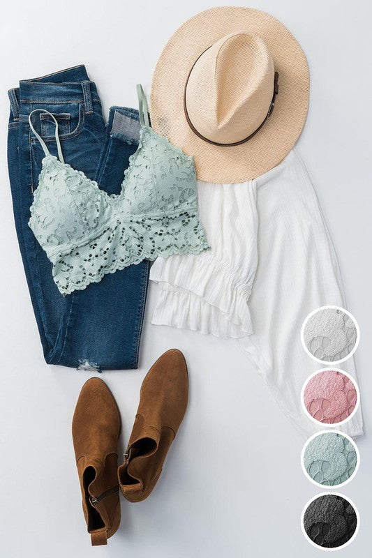 Padded Lace Bralette