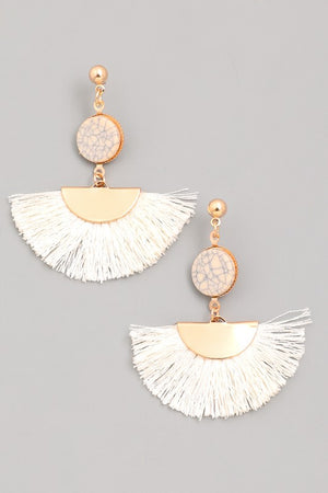 Tassel Fan Earrings