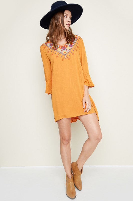 Tribal tunic dress