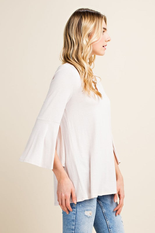 Criss cross tunic top