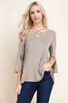 Modal soft V Neck top