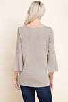 Criss cross tunic top