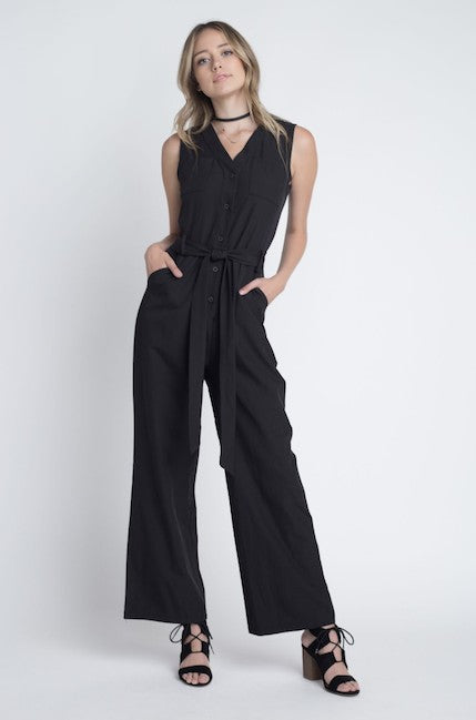 Sleeveless jumpsuit
