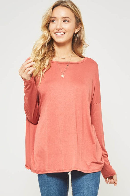 Twisted low back knit top