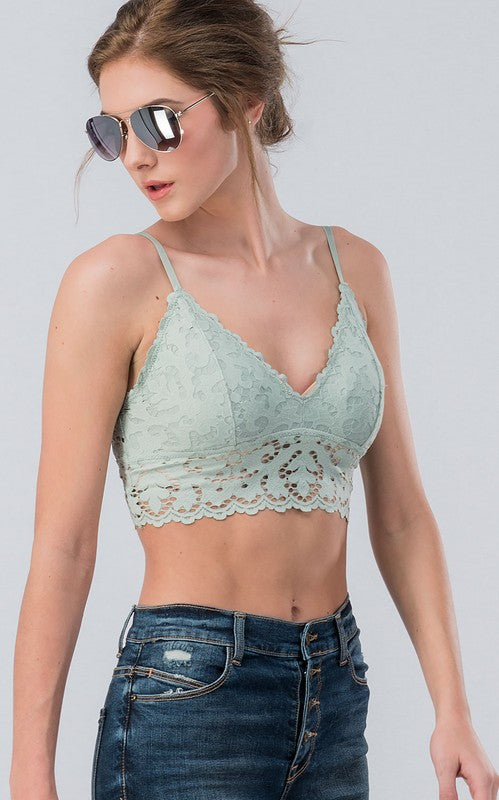 Padded Lace Bralette