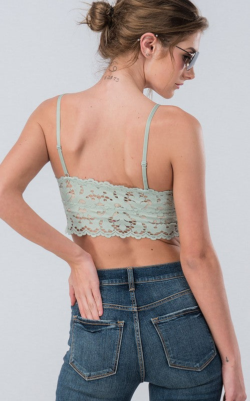 Padded Lace Bralette