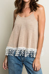 Sheer tank top