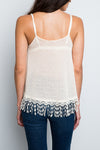 Lace knit Tank