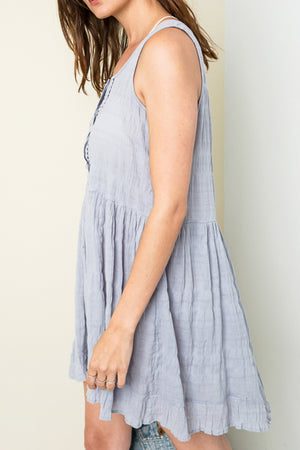 Sleeveless tunic dress