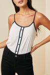 Sheer tank top