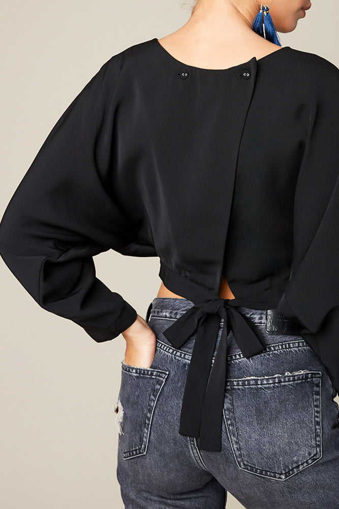 Crop top with back Bow