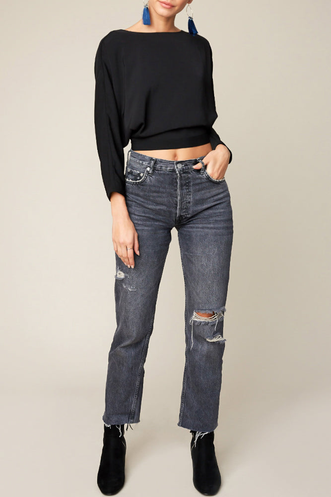 Crop top with back Bow