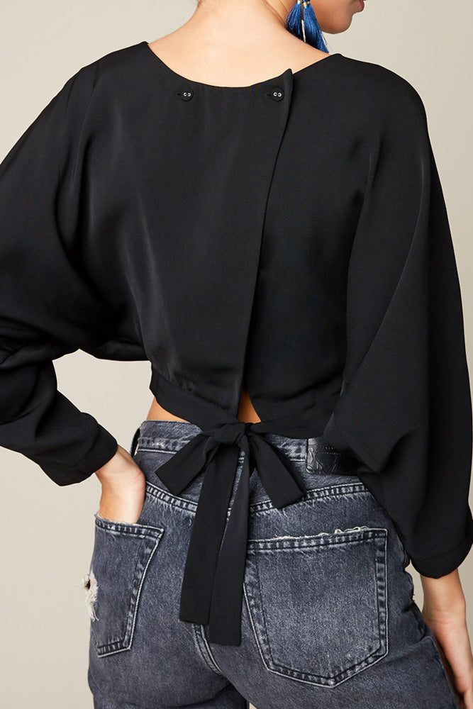 Crop top with back Bow