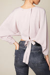 Crop top with back Bow