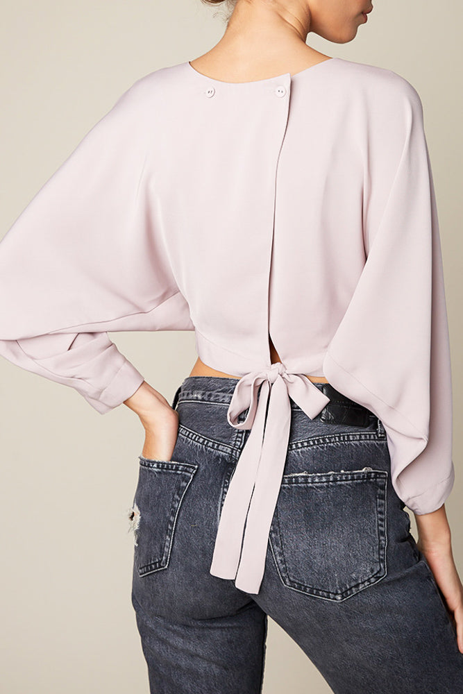 Crop top with back Bow