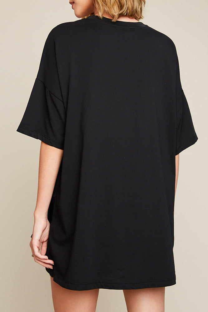 Ruffle tunic dress