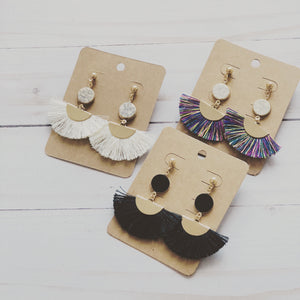 Tassel Fan Earrings