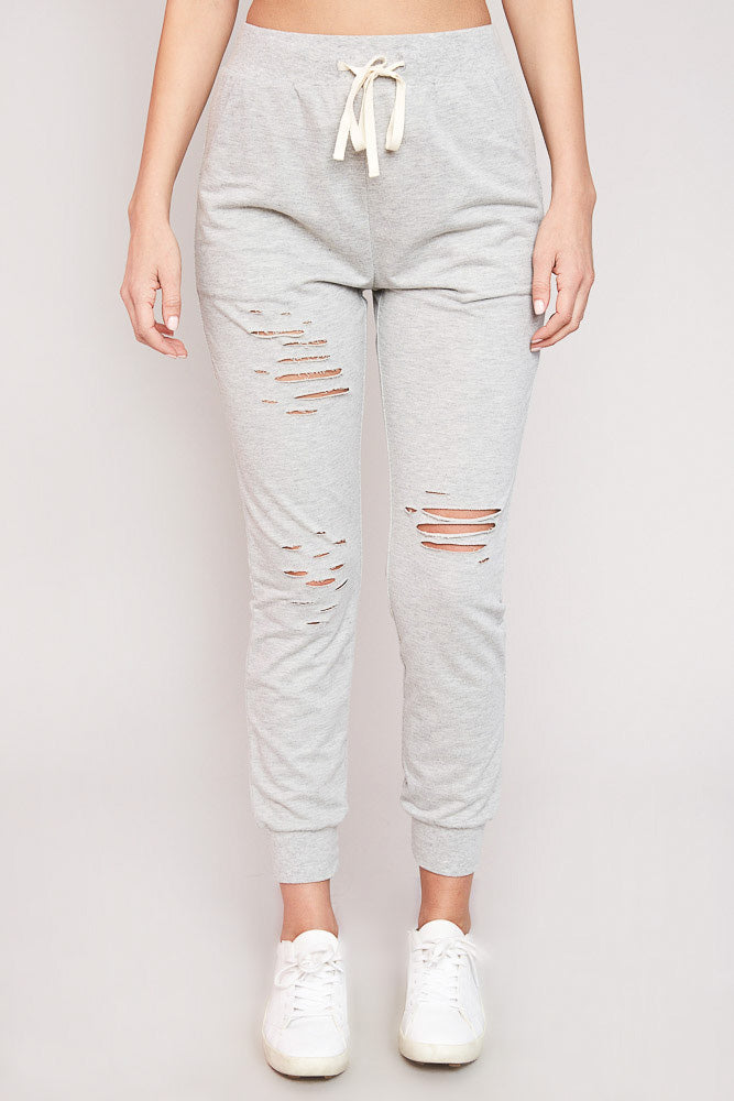 Distressed French Terry Sweats