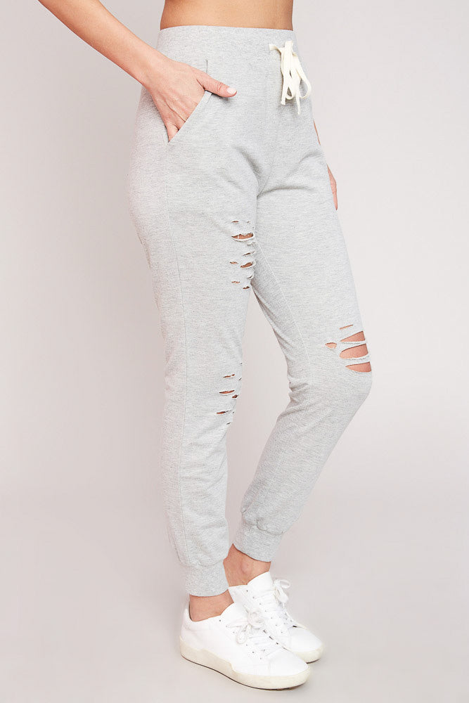 Distressed French Terry Sweats